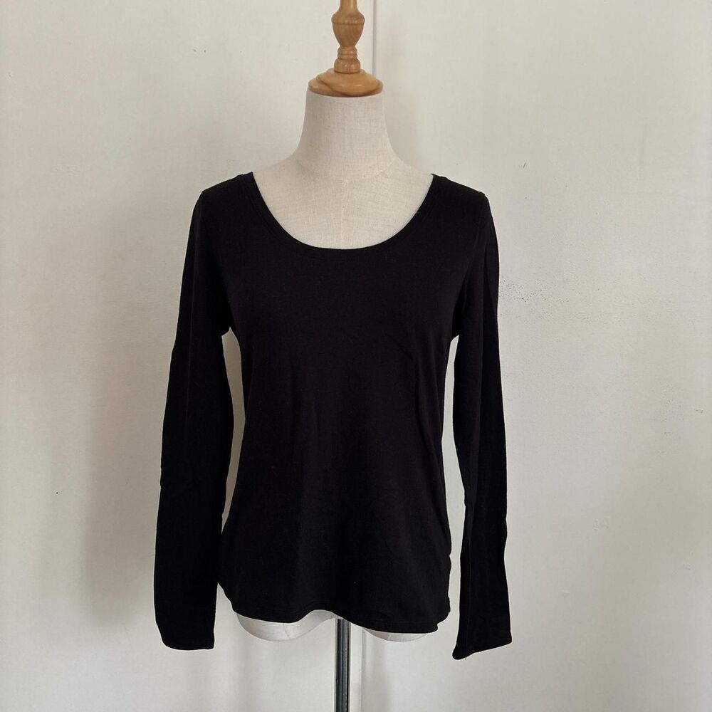black long sleeve top